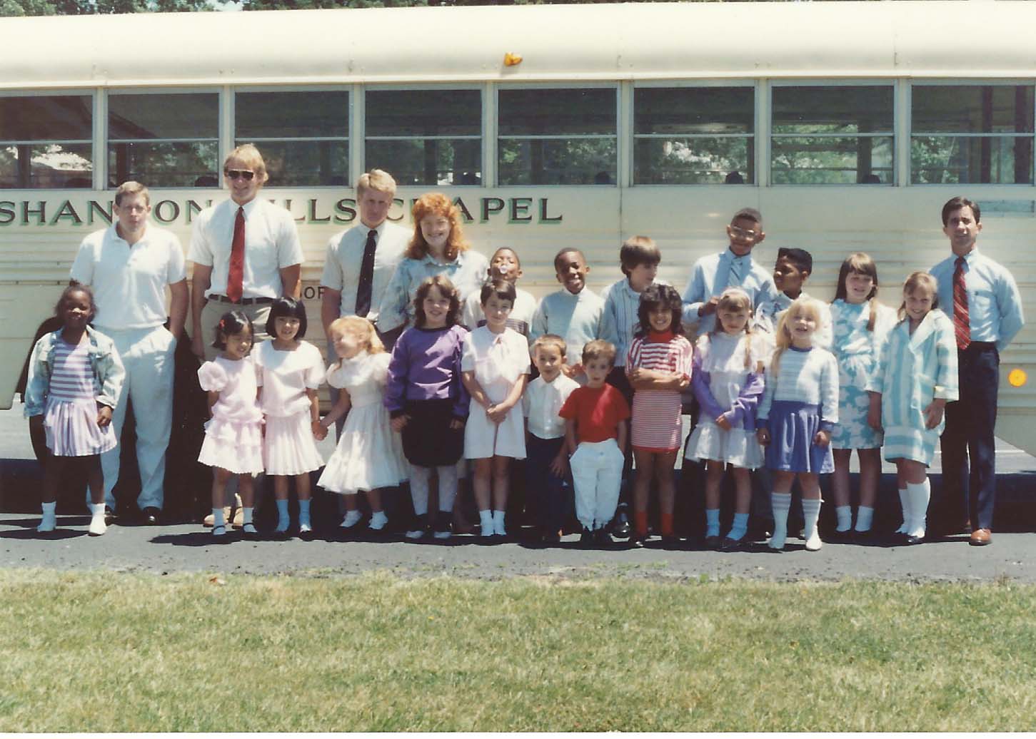 Sunday school class picture from 1989