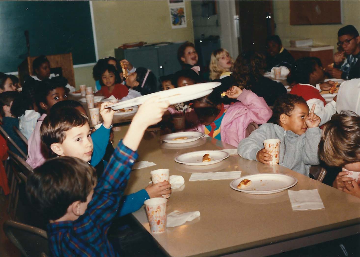 Pizza Sunday for the kids from 1989